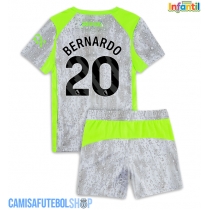 Camisa de time de futebol Manchester City Bernardo Silva #20 Replicas 3º Equipamento Infantil 2025-26 Manga Curta (+ Calças curtas)